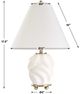 Uttermost® Bora White Accent Lamp-2