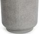 Classic Home Sania Dark Grey Concrete Outdoor Round Accent Table-2