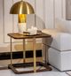 Michael Amini® Amora Eggshell Walnut Side Table-1