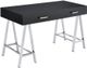 ACME Furniture Coleen Black High Gloss Writing Desk with Chrome Base-0