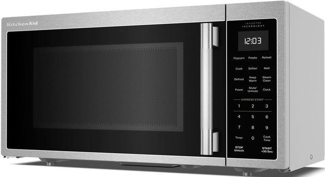 KitchenAid® 1.3 Cu. Ft. PrintShield™ Stainless Steel Countertop Microwave with Inverter Technology-1