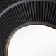 A & B Home Black Square Carved Mirror-4