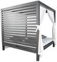 CabanaCoast® Customizable Muse Aluminum Outdoor Daybed Roof with 2 Curtain-3