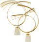 Harp & Finial® Agra Gold/White Large Statue-1