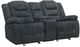 Parker House® Bolton Misty Storm Manual Glider Reclining Loveseat-0