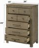 ACME Furniture Colton Antique White Oak Chest-3