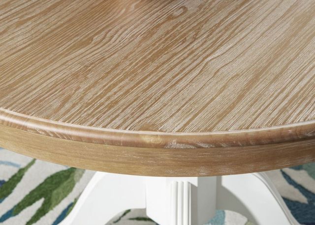 Linon Tobin Two Tone Pedestal Dinning Table -1