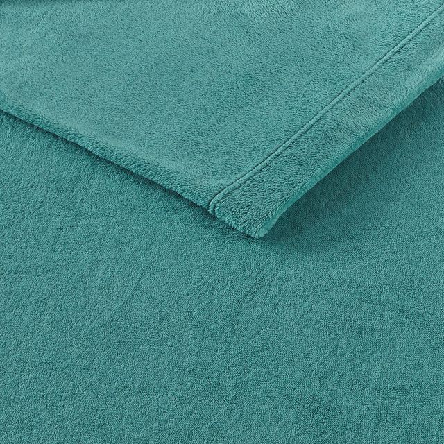 Olliix by True North by Sleep Philosophy Soloft Plush Teal Queen Sheet Set-2