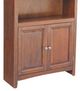 John Thomas Furniture® Home Accents Espresso 72" Shaker Bookcase with a Pair Bookcase Doors-1