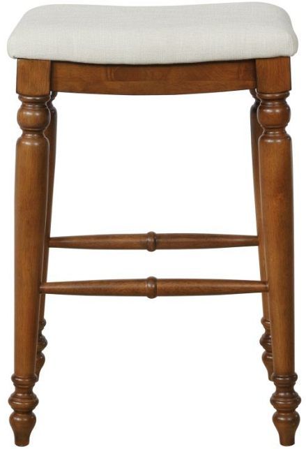Linon Marino Walnut Bar Stool-3