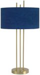 Classy Living 2-Piece Velvet Radiance Plated Gold Fish Table Lamp Set-0