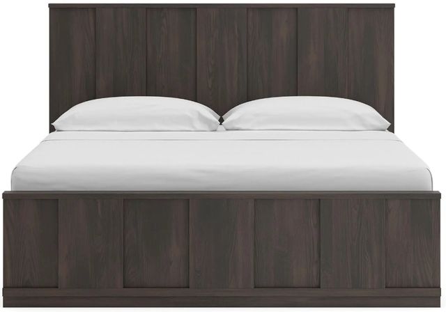 Signature Design by Ashley® Shaehartin Dark Brown King Panel Platform Bed-3