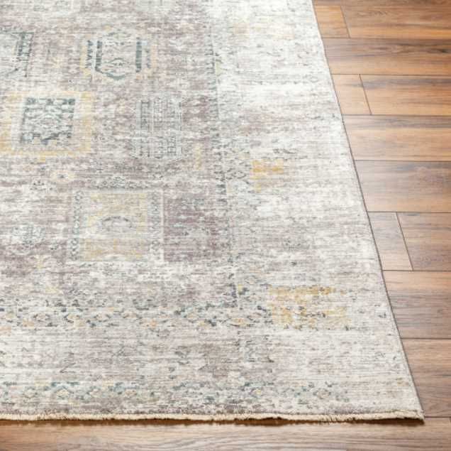 Surya Carlisle Dark Brown 4'x6' Area Rug-1