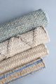 A & B Home Cream 8'x10' Jute Rug with Loop Shuttle Weave Durrie-5