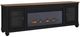 Legends Home Americana Brown/Midnight 86" Fireplace Console-0