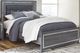 Signature Design by Ashley® Lodanna Gray Youth Full Upholstered Panel Bed-2