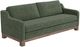 International Furniture Direct Samba Olive/Rich Brown Sofa-0