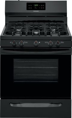 Frigidaire® 30" Black Free Standing Gas Range