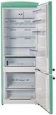 Unique® Appliances Classic Retro 28" 17 Cu. Ft. Ocean Mist Turquoise Counter Depth Bottom Freezer Refrigerator-1
