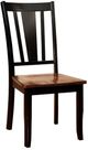 Furniture of America® Dover 2-Piece Black Chery Side Chair Set-0