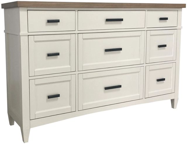 Parker House® Americana Modern Cotton Dresser and Mirror-1