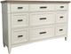 Parker House® Americana Modern Cotton Dresser and Mirror-1
