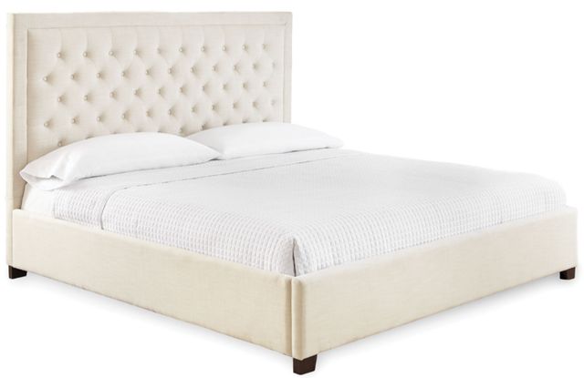 Steve Silver Co. Isadora White King Upholstered Bed-0