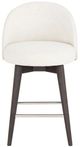 Fairfield® Customizable Ivy Swivel Counter Stool with Charcoal Legs-1