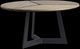 Tommy Bahama® Outdoor South Beach Dark Graphite Round Dining Table with Teak Top-0