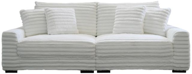 New Classic® Home Furnishings Embrace White Sofa-0