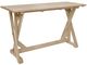C R Plastics Harvest 72" Beige Bar Table-0