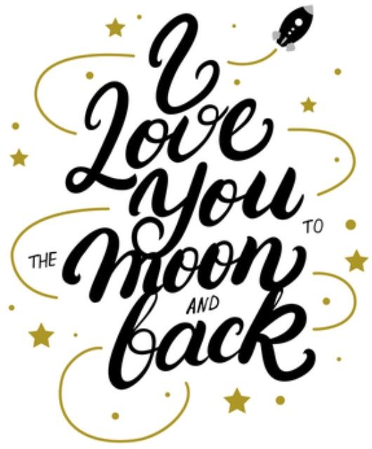 Classy Living Stellar Love Typography Wall Art-0