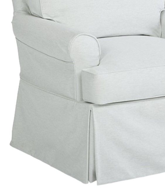 Four Seasons Customizable Lucy Extra Large Slipcovered Swivel Glider-1