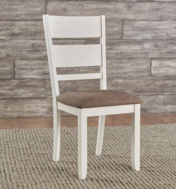 Liberty Furniture Brook Bay Gray/Textured White Dining Side Chair-1