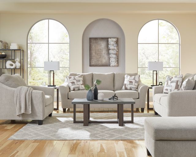 Benchcraft® Willarae Taupe Loveseat-1