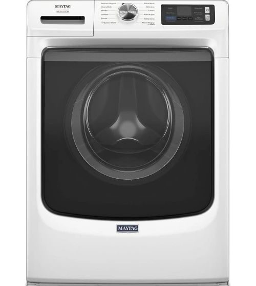 Maytag® White Front Load Washer & Gas Dryer Laundry Pair-1
