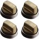 Wolf® 30" Professional Cooktop Brushed Brass Knob Kit-0