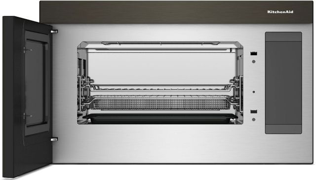 KitchenAid® 1.1 Cu. Ft. Black Stainless Over The Range Microwave-3