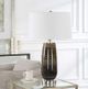 Uttermost® Alamance Rustic Bronze/White Table Lamp-2