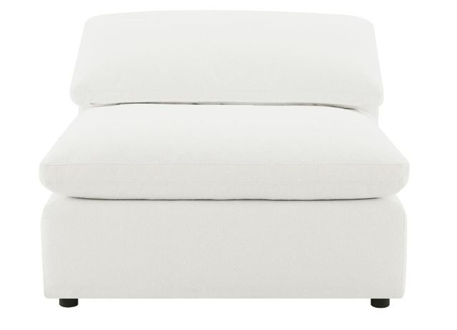 Coaster® Raleigh Ivory Boucle Upholstered Armless Chair-1