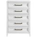 Coaster® Marielle Distressed White 5-Drawer Bedroom Chest-1