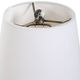 Uttermost® Marcela Black/White Buffet Lamp with Antique Brass Accent-5
