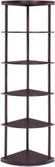 Coaster® Bonwick Cappuccino 5-Shelf Corner Bookshelf-1