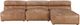 Moe's Home Collection Ramsay Signature 3-Piece Tan Right-Arm Facing Modular Sectional and Chaise-3