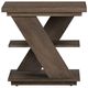 Liberty Furniture Aspen Sky Weathered Saddle Brown Chairside Table-2