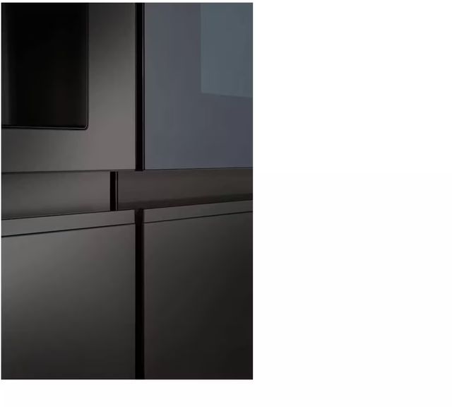 LG 36" 27 Cu. Ft. PrintProof™ Black Stainless Steel Side-by-Side InstaView® Refrigerator with Craft Ice™-4