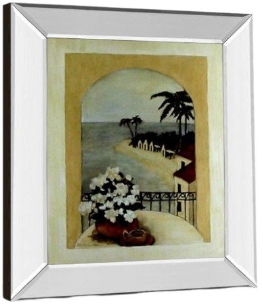Classy Living Ruane Manning Tropical Moon 22" Wall Art-3
