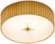 Currey & Company Caravel Gold Leaf Flush Mount Lighting-2