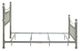 Bernards Easton Grey Queen Metal Bed-4