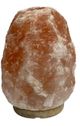A & B Home Pink 6" Himalayan Salt Lamp with Wooden Base-0